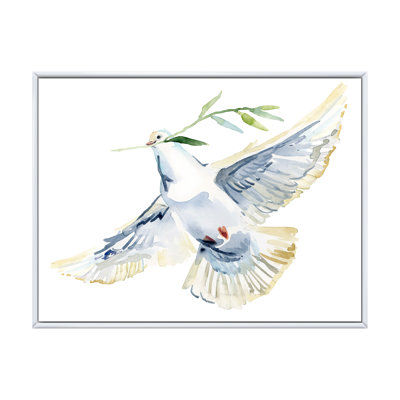 " Flying White Dove Bird III "