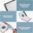 Square Shower Drain 6 Inch Brushed Nickel Floor Drain with Tile Insert Grate 304 Stainless Steel wit