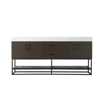 Meuble-lavabo double 72 po