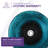 ANZZI Tara 17.7'' Blue/Black Tempered Glass Circular Bathroom Sink