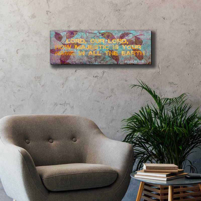 "Epic Graffiti" Earth Psalm 2 "par Art Licensing Studio, art mural sur toile, 36 po x 12 po