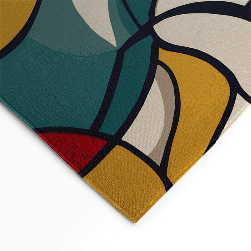 Zippy Pop Indoor And Outdoor Area Rug, Rectangle 1 pi 6 po x 2 pi 6 po