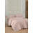 Elegant Ranforce Double Quilt Cover Set, Dusty Rose, 78.7 x 78.7 inches | 100% Cotton, 155 Thread Count, Machine Washable, Button Closure | Soft and Breathable Bedding for Cozy Bedrooms & Stylish Decor-118908771-118908775-118908776