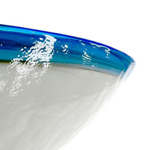 Murano Glass Specialty Vessel Bathroom Sink, Marina