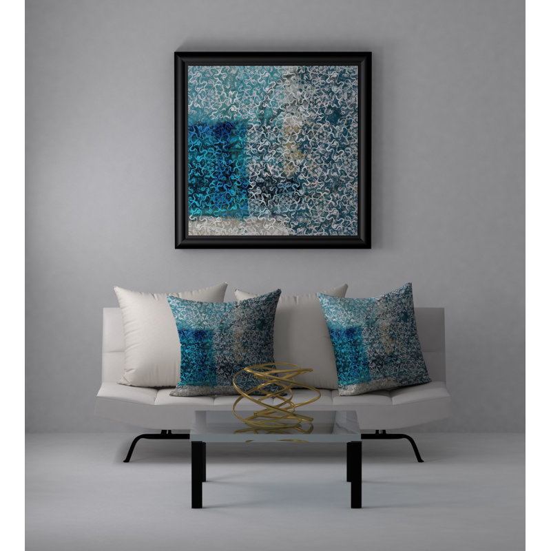 Housse de coussin décorative carrée et séduisante, 18 po x 18 po