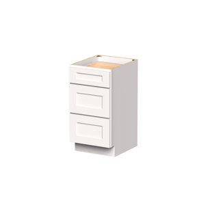 DL Cabinetry (Ready-To-Assemble) Shaker Style Vanity 3 Drawers Base Cabinet