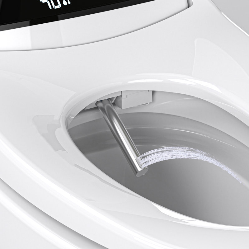 Advanced Tankless Elongated Bidet Toilet with Auto Flush and Remote Control