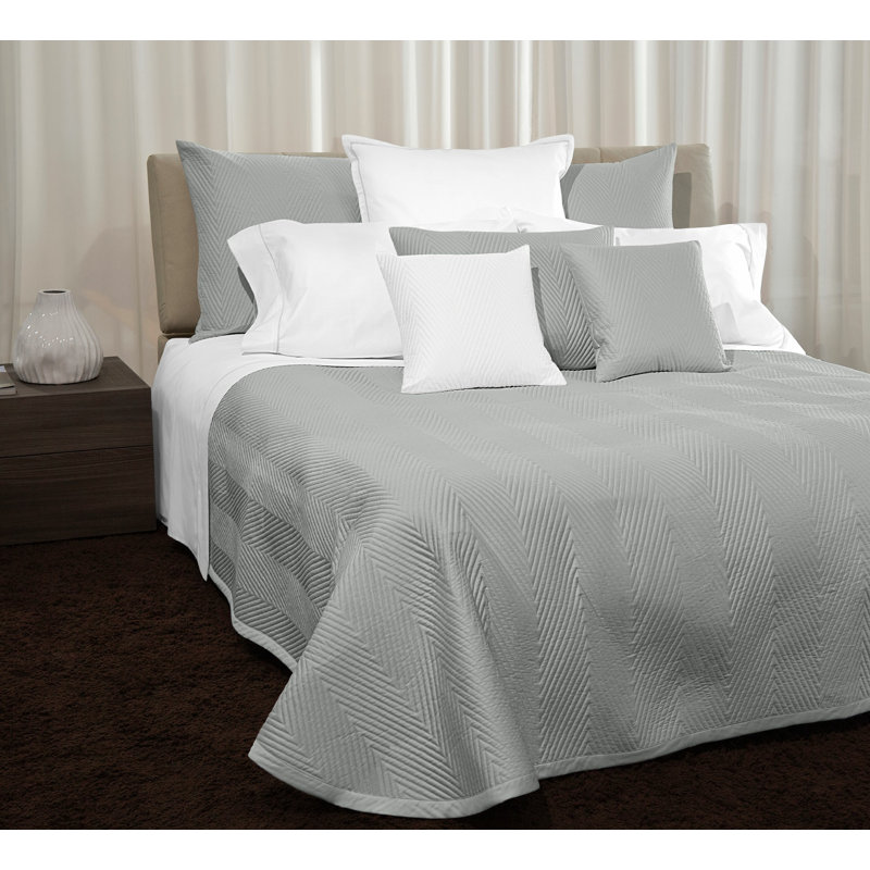 Letizia Coverlet, King Coverlet, Silver Moon