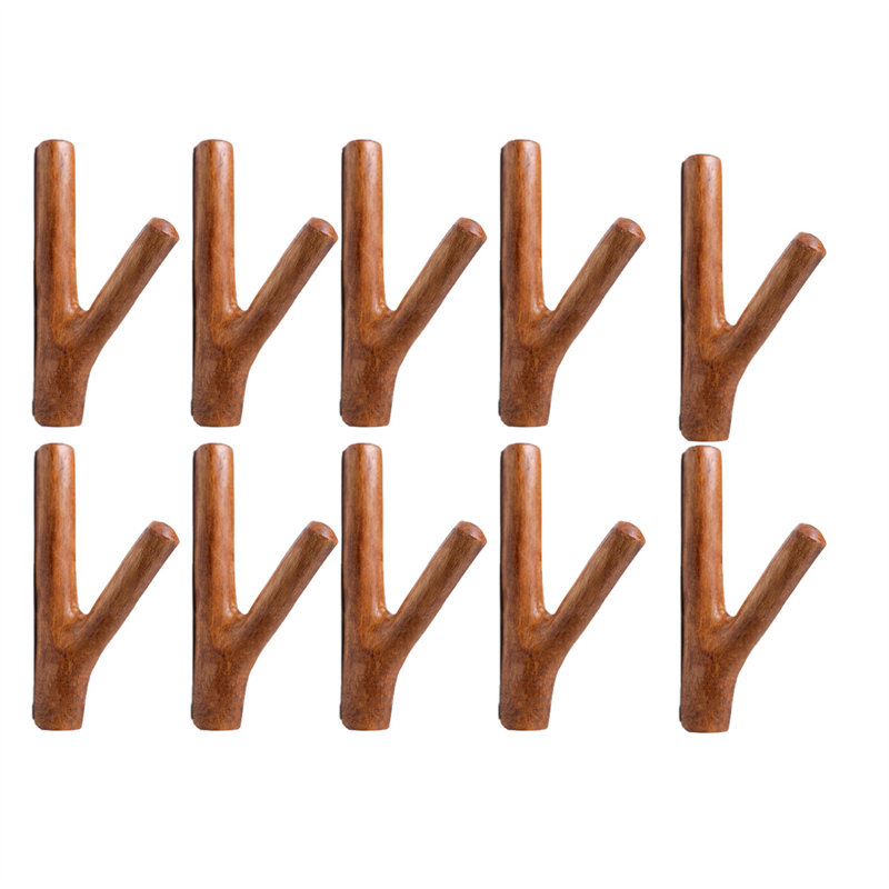 Branchout Solid Wood Hook Rack