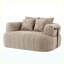 Canapé-lit à assise profonde de 64 po pour salon, chambre à coucher, appartement, bureau-543743661