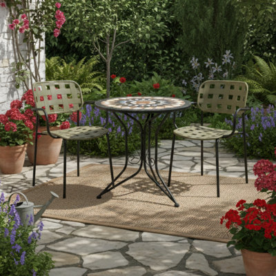 2 - Person Patio Dining Set Round Table