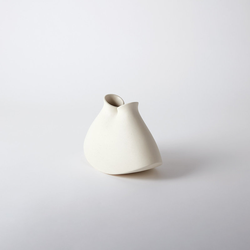 Vase de table blanc rustique Under the Sea, H 8 po x l 13 po x P 6 po