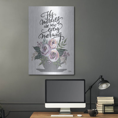 «His Mercies are New Every Morning» par Michele Norman, art mural en métal