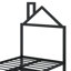 Lit plateforme en métal avec lit gigogne Ardys-420036825-420036824