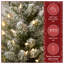 Sapin de Noël floqué et illuminé-88089314