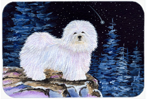 Red Barrel Studio® Bernadeta Coton de Tulear Glass Cutting Board