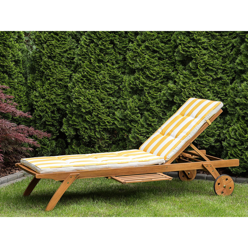 Cesana Garden Seat/Back Cushion, Yellow/White