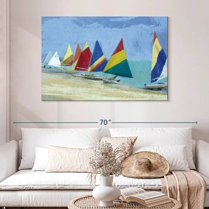 Sailboats Aletra, H 32 po x l 48 po