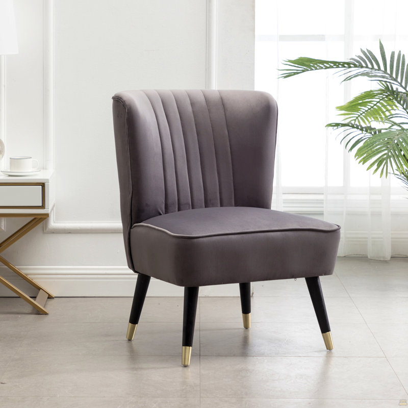 Fauteuil d'appoint Elon, Gris
