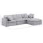 Canapé modulaire rembourré 4 pièces Hinami-94482357