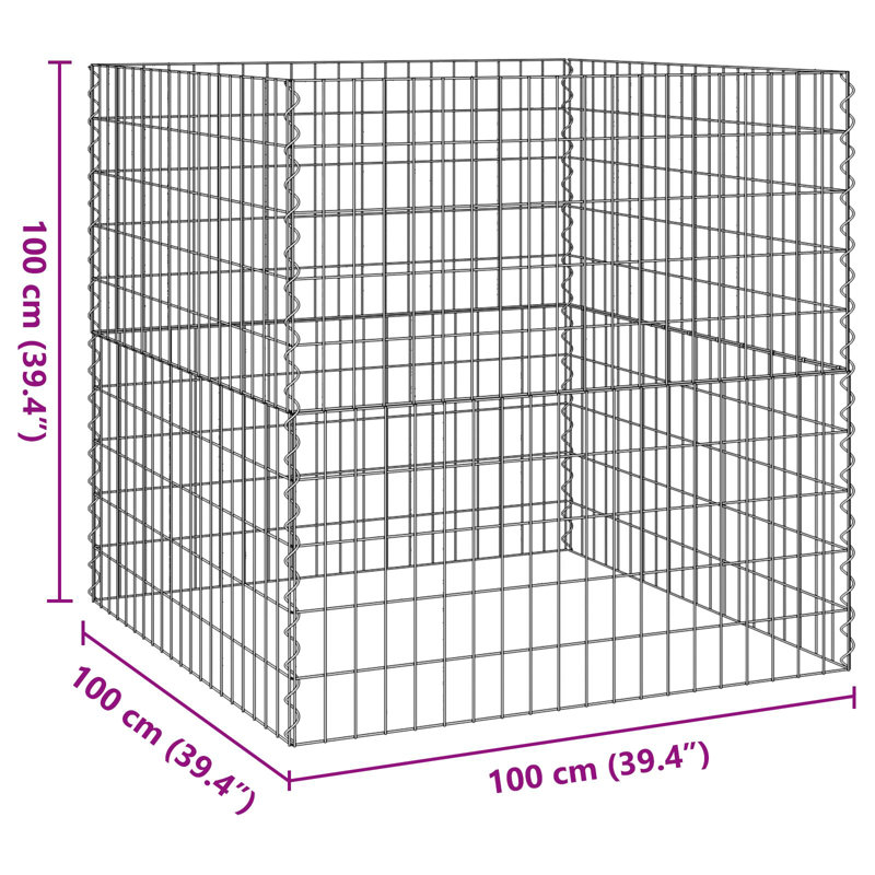 100 cm W Border Fencing