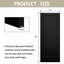 32x80 In.1 Panel Prefinished Laminate Black Hollow Core Composite Interior Moulded Door Slab-295913591-295913585