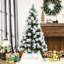 Collier de support d'arbre de Noël blanc - housse décorative 26 po 26 po