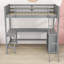 Lit mezzanine en bois avec bureau et tablettes-183899020-183899026