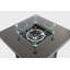 Table de foyer d'extérieur en acier inoxydable H 25 po x l 30 po Harutun