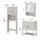 Keyunta Single Bathroom Vanity with Ceramic Top with Mirror