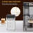 Fully Automatic Espresso Machine with Grinder & Milk Frother, 4-in-1 Touch Display Coffee Maker for Latte, Cappuccino & Americano