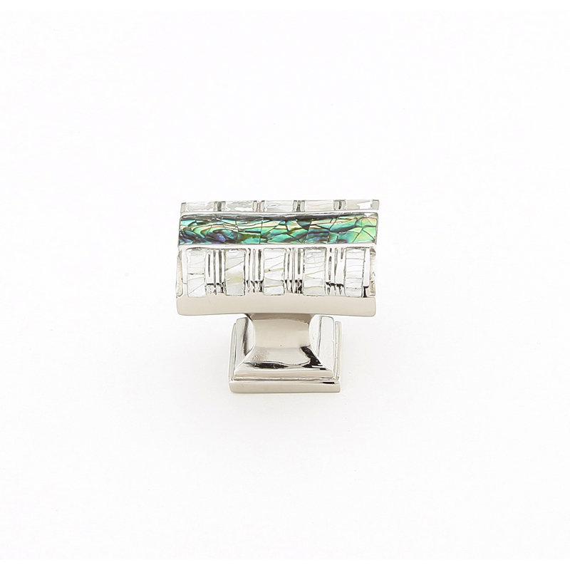 Poignée d'armoire Schaub Fair Isle, Nickel poli, 1-1/4"