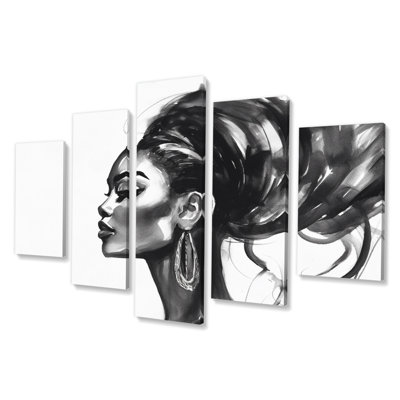 Phelan - Portrait Canvas Art Print - 5 Panels