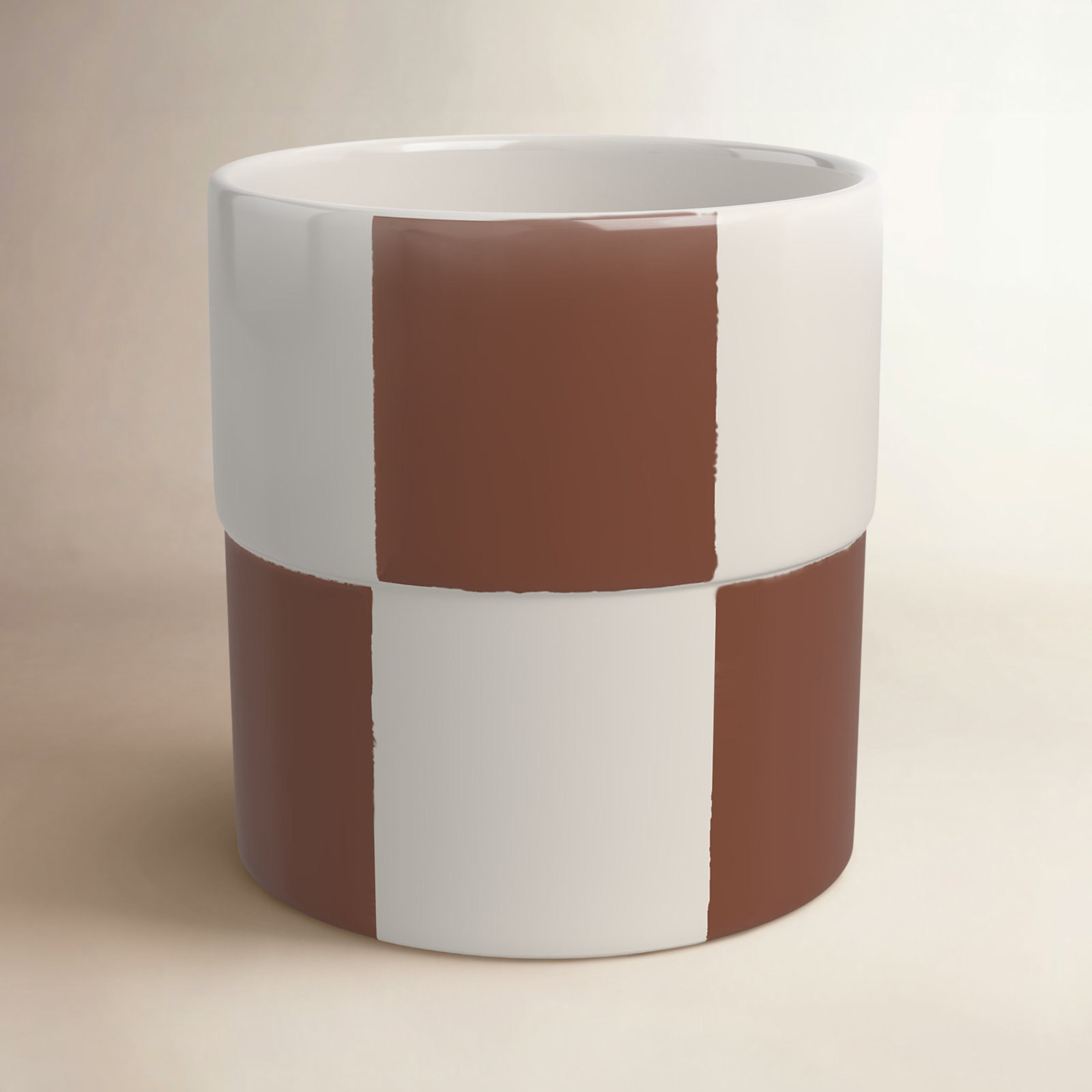 Caitlin Ceramic Pot Planter, 6.75" H x 6.75" W x 6.75" D
