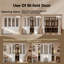 Double Water Pattern Glass And Manufactured Wood Bi-Fold Door With Hardware Kit-107786114