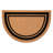 Half Circle Black Border Doormat -38716528