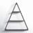 3 Piece Triangle Metal Accent Shelf