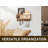 Farmhouse Key Holder with Mail Storage Basket-107329226