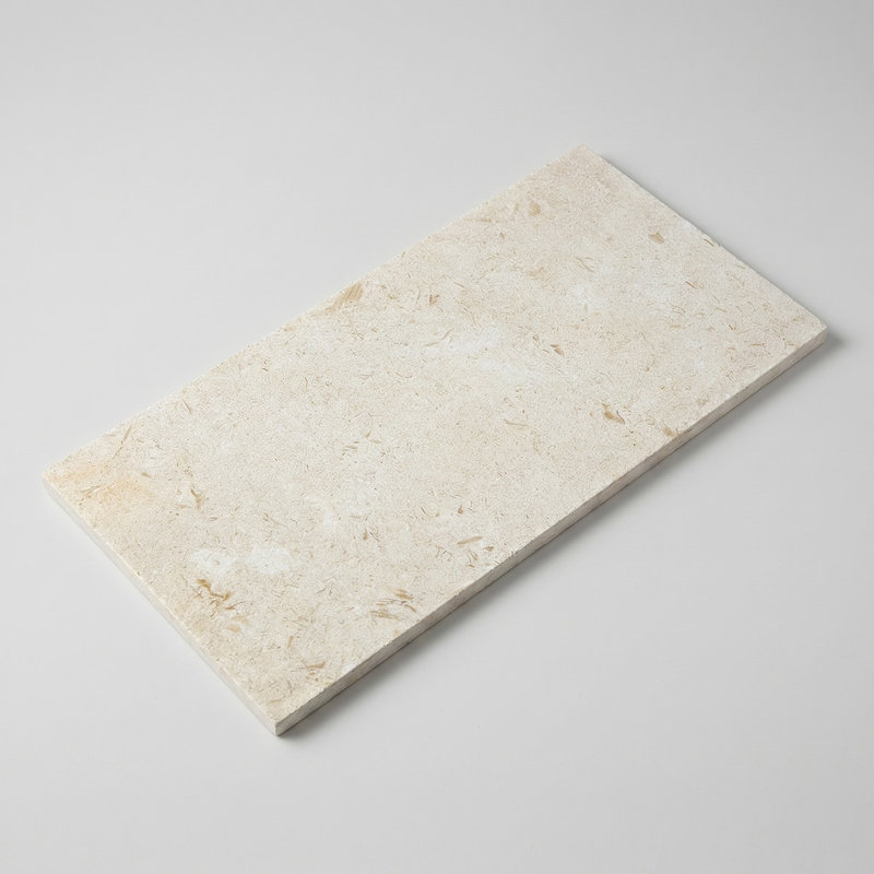 Symra Shell Brushed 12x24 Limestone Tile