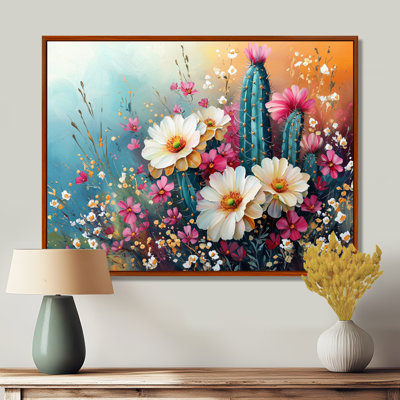 Cactus jaune et rose - Cactus