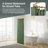 Utopia Alley Rustproof Wall Mounted Aluminum Hoop Shower Rod With Ceiling Support for Clawfoot Tub, 54 Inch Extra Large Size by 26 Inch-64359502