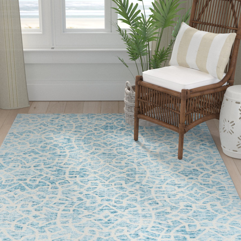 Ken Geometric Indoor Rug, Rectangle 8' x 10'