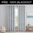 Polyester Blackout Sliding Panel Single Panel-91855161-91855162