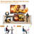 Goplus Iron Writing Desk