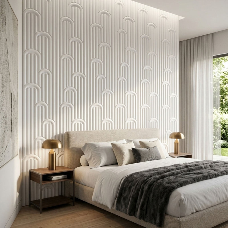 Panneau mural en PVC souple 19,7 "x 40,6" en PVC souple blanc (paquet de 10), Blanc