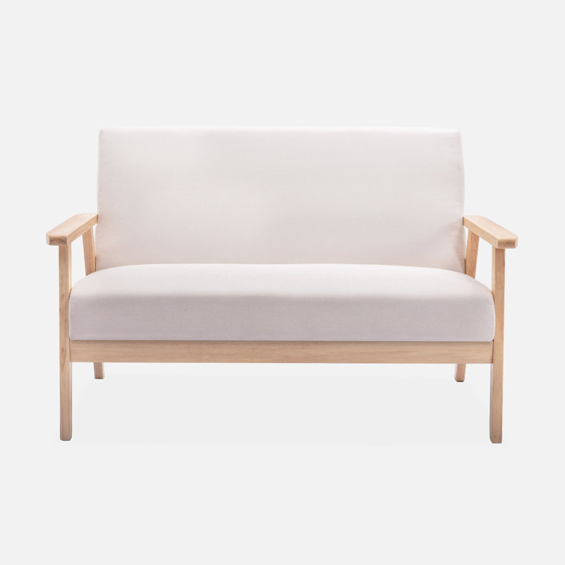 Mitre 2 Seater Loveseat, White