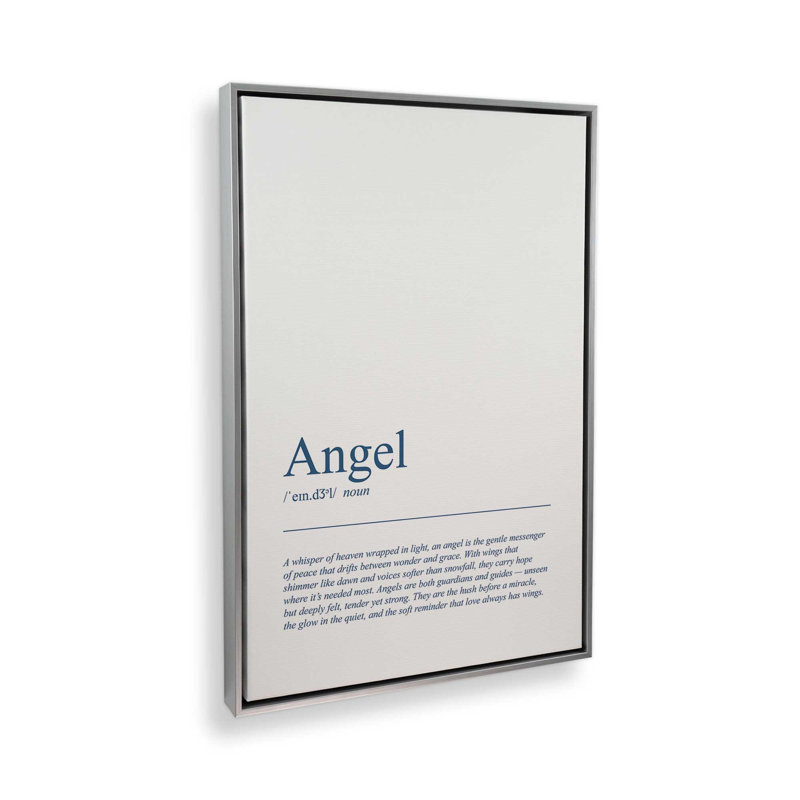 Reproduction d'art sur toile The Grace of Angels, H 48,75 po x l 32,75 po, Chrome poli