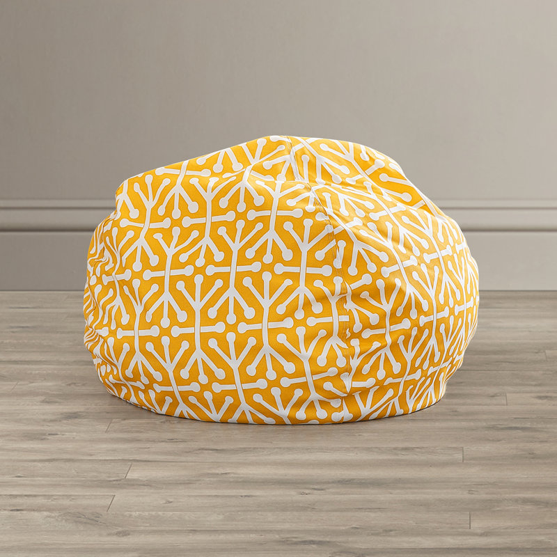 Fauteuil à billes et méridienne, Agrume, H 22 po x l 28 po x P 28 po