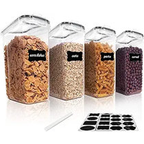 Vtopmart Food Storage Containers for Fridge, 6Pack 1.5L Fridge Organiz