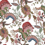 Origen Dos Paraiso Floral Wallpaper Roll by Gaston Y Daniela